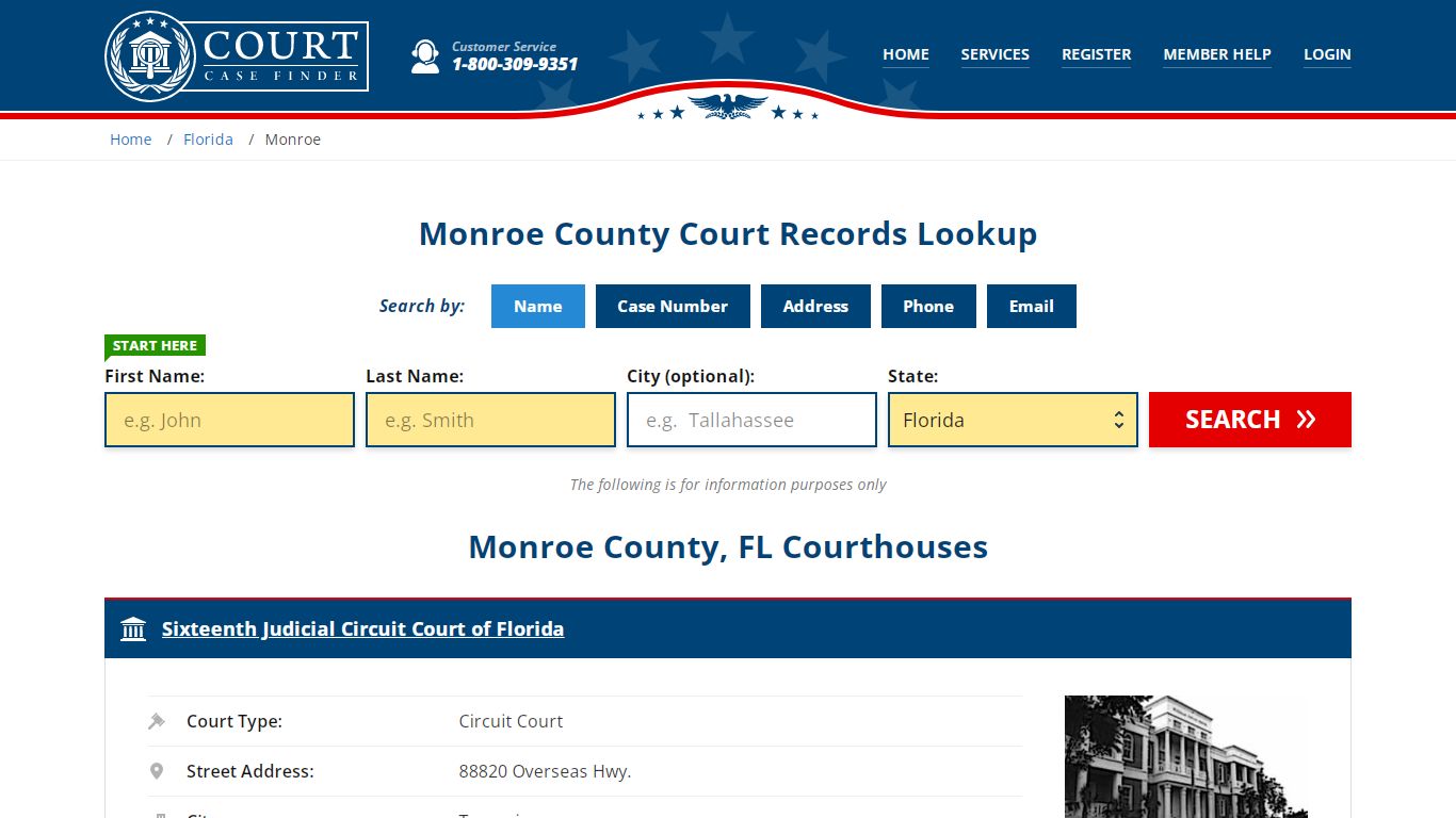 Monroe County Court Records | FL Case Lookup